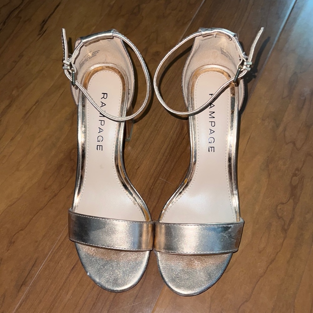 Rampage Rose Gold Heels